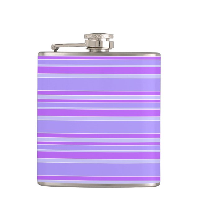 Violet stripes flask (Front)