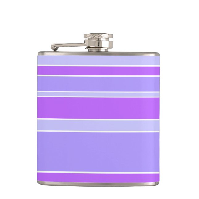 Violet stripes flask (Front)