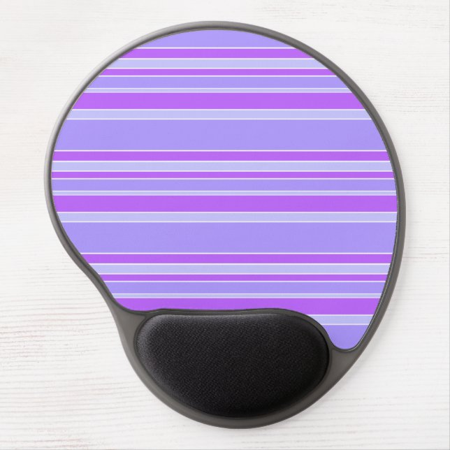 Violet stripes gel mouse pad (Front)