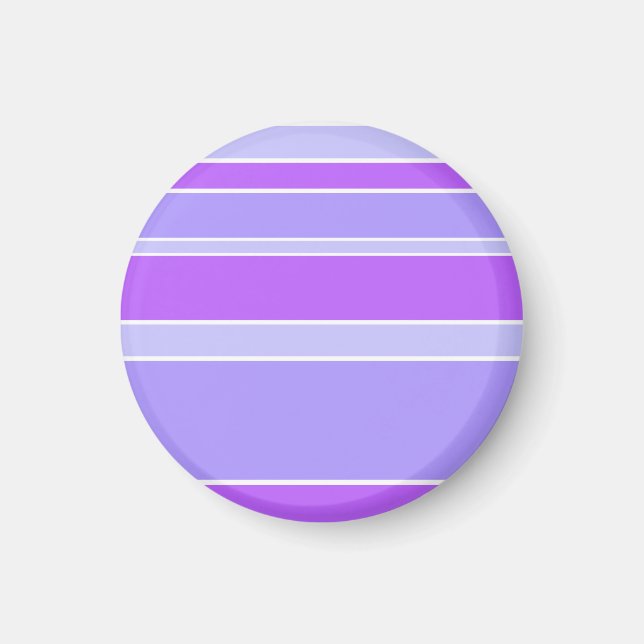 Violet stripes magnet (Front)