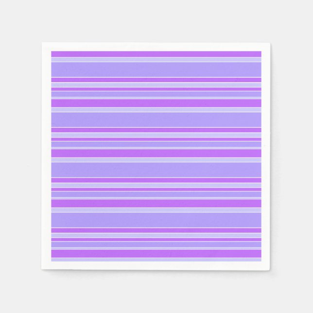 Violet stripes napkins (Front)