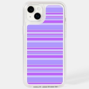 Violet stripes OtterBox iPhone 14 plus case