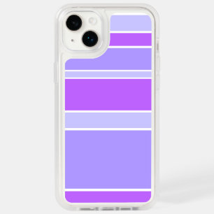 Violet stripes OtterBox iPhone 14 plus case