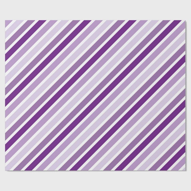 violet stripes wrapping paper (Flat)