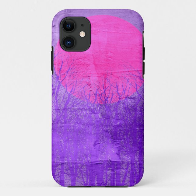 Violet Sunset | Abstract Painting Case-Mate iPhone Case (Back)