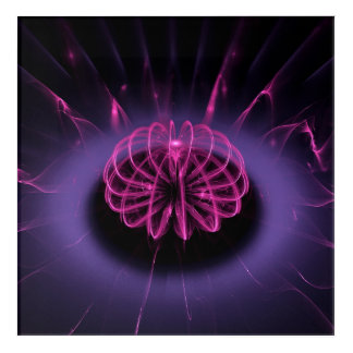 Violet Swirl modernart Acrylic Print