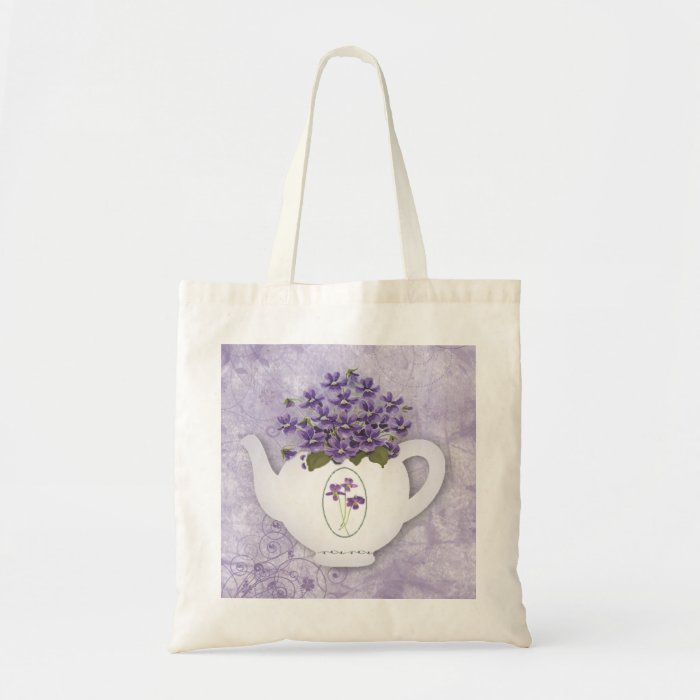 Violet Teapot Bag