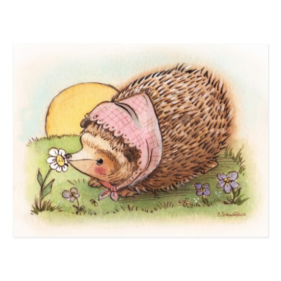 Violet the Hedgehog Postcard