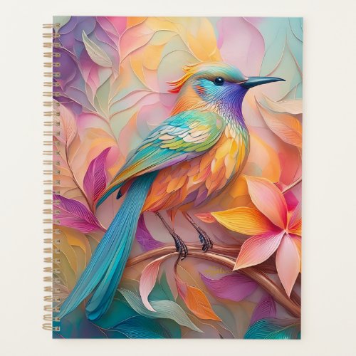 Violet Throated Songbird Fantasy Bird Planner