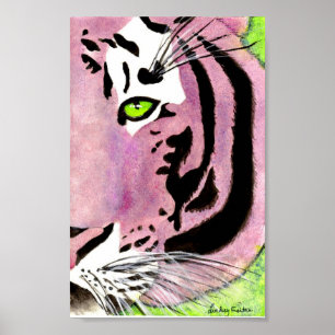 Violet Tiger Poster