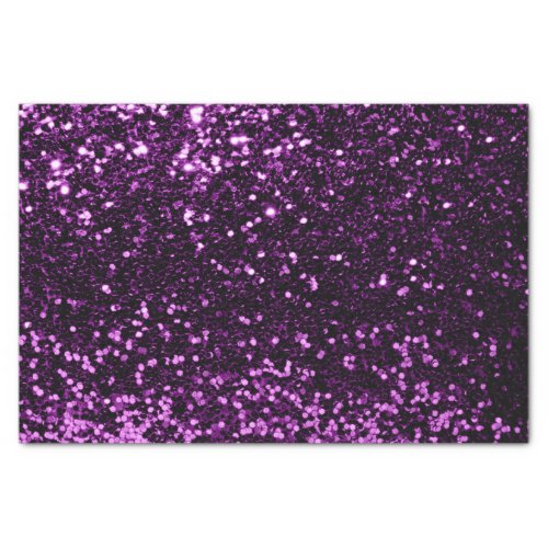 Violet VIP Glitter Fuchsia Purple Sweet 16th Bride Tissue Paper