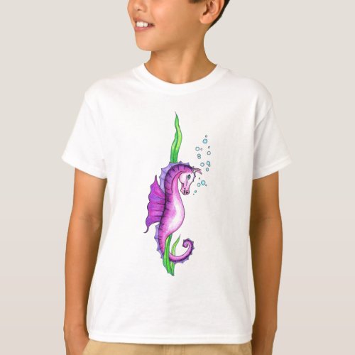 Violet Water Horse T_Shirt