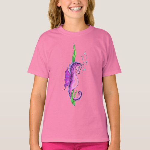 Violet Water Horse T_Shirt