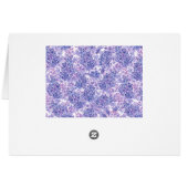 Violet watercolor lilac flowers (Back Horizontal)