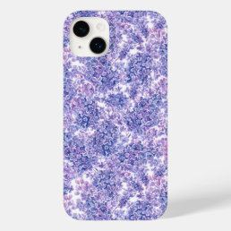 Violet watercolor lilac flowers Case-Mate iPhone 14 plus case