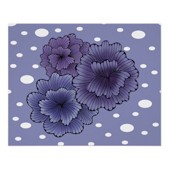 Violet Whimsy Poster (Front)