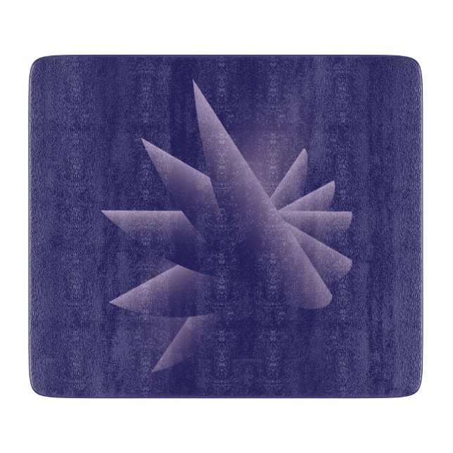 Violet wings cutting board (Front)