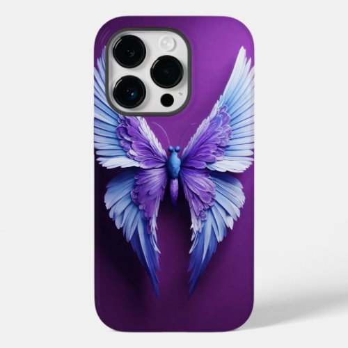  Violet Wings Hyper_Realistic ButterflyArt Case_Mate iPhone 14 Pro Case