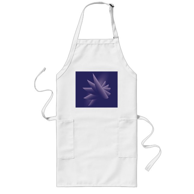 Violet wings long apron (Front)