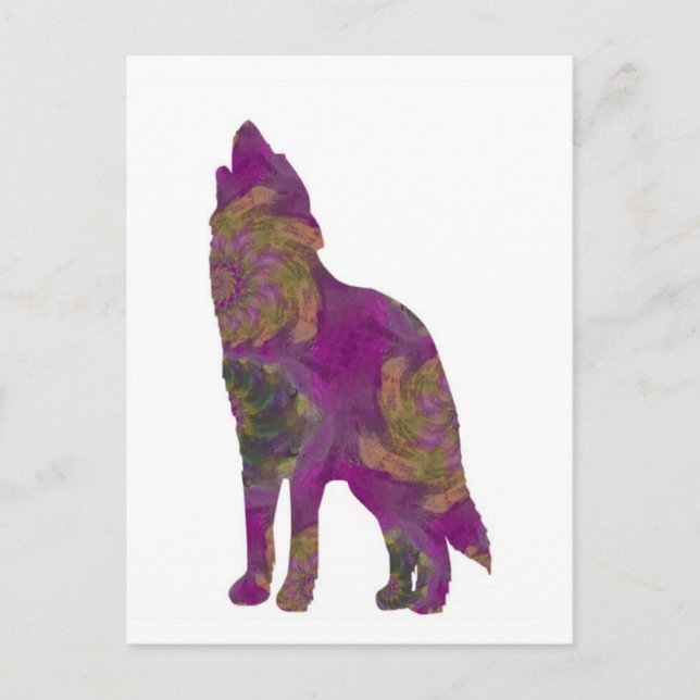 Violet Wolf Postcard (Front)