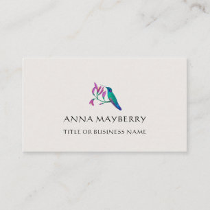 Violetear Hummingbird Business Card