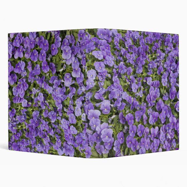 Violets 3 Ring Binder (Background)
