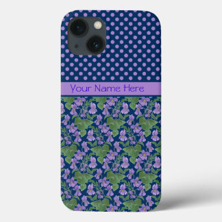 Violets and Polka Dots iPhone 6 case Xtreme Case