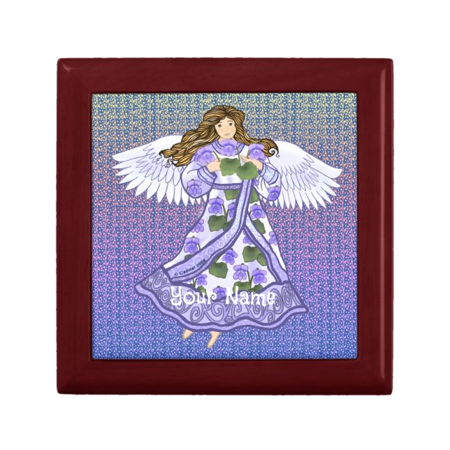 Violets Angel Gift Box (Front)