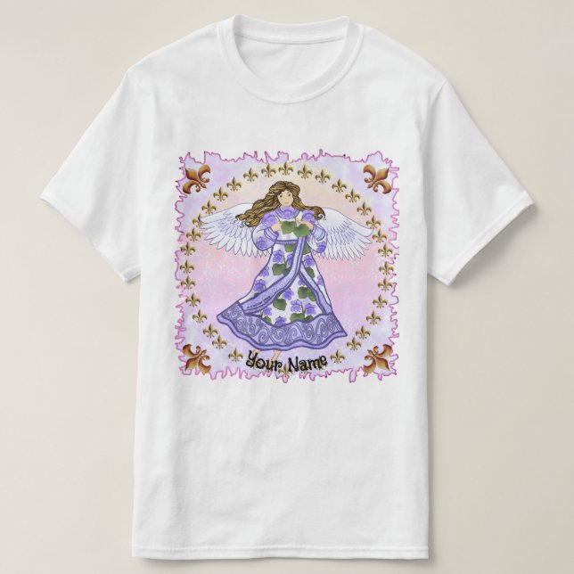 Violets Angel  T-Shirt (Design Front)