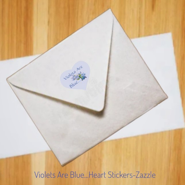 Violets Are Blue... Heart Sticker (Creator Uploaded)