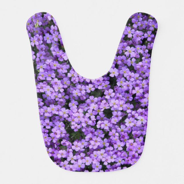 Violets Baby Bib (Front)