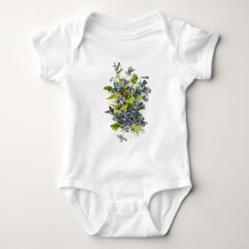 violets baby bodysuit