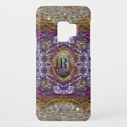 Violets Baylphine monogram Case-Mate Samsung Galaxy S9 Case
