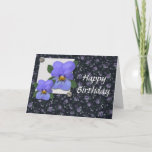 Violets Birthday Card (large Print) at Zazzle