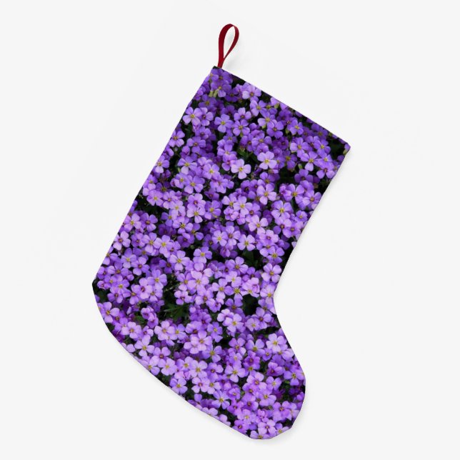 Violets Christmas Stocking (Front (Hanging))