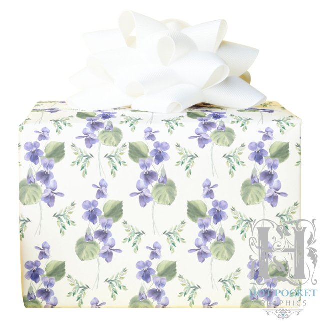 Violets Gift Wrapping Paper (Creator Uploaded)