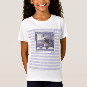violets in a moon jar T-Shirt