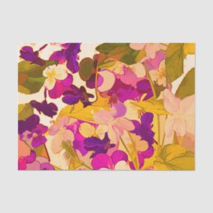 Violets in the sun 10lb Tissue Paper, White Paper
