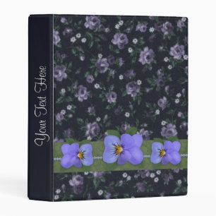 Violets Mini Binder