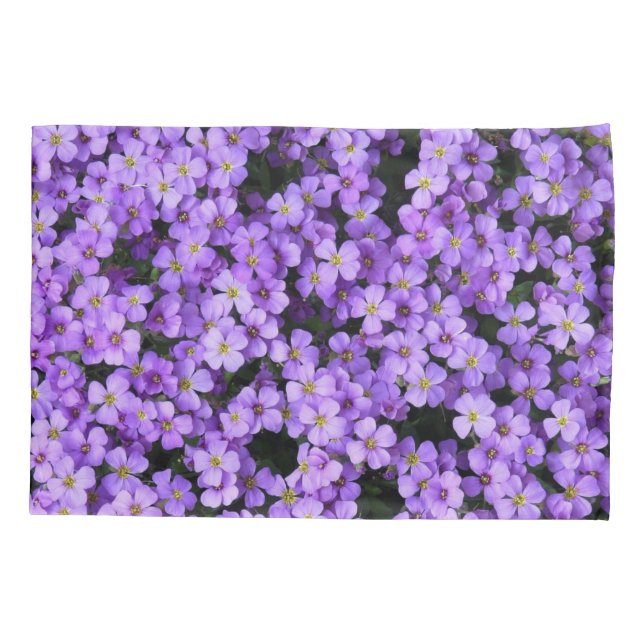 Violets Pillow Case Violet Flowers (Back)