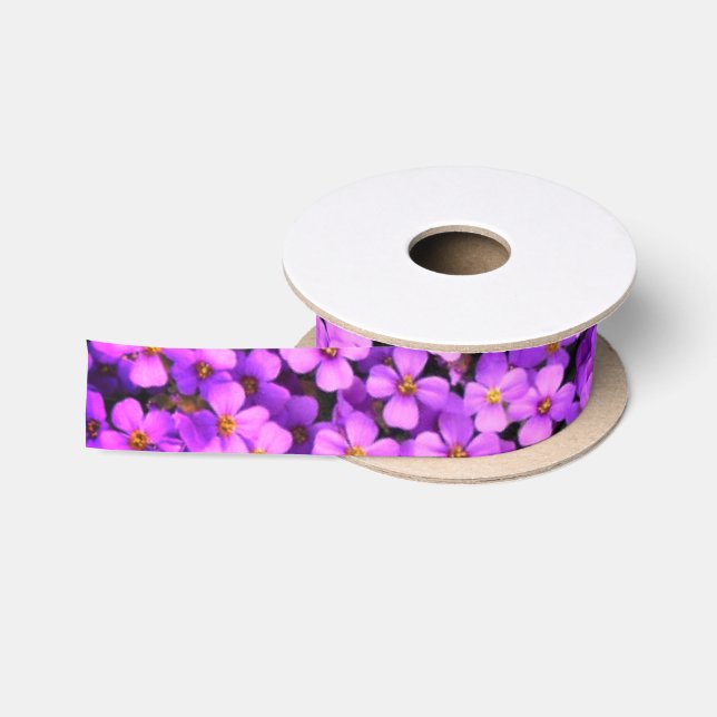 Violets Satin Ribbon (Spool)