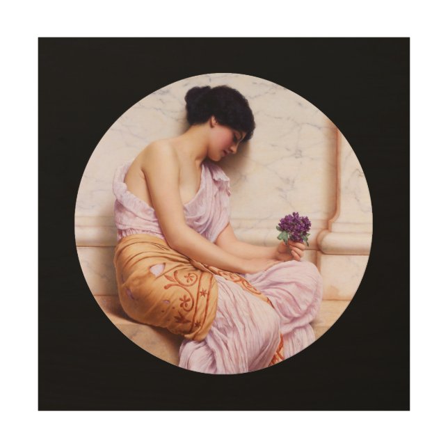 Violets, Sweet Violets c1908 Wood Wall Art (Front)