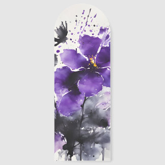 Violetta - Watercolor flowers Bookmarks