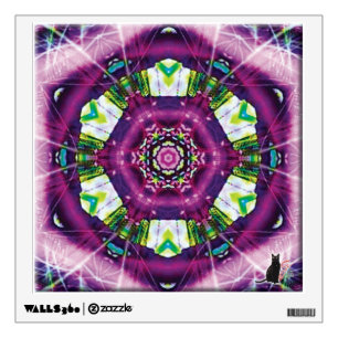 Violette Kaleidoscope Wall Sticker
