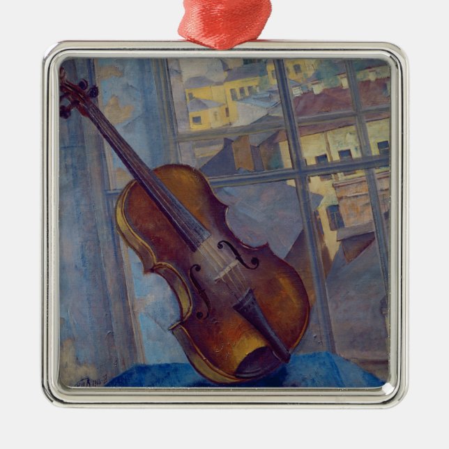 Violin, 1918 metal ornament (Front)