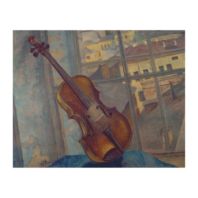 Violin, 1918 wood wall decor (Front)