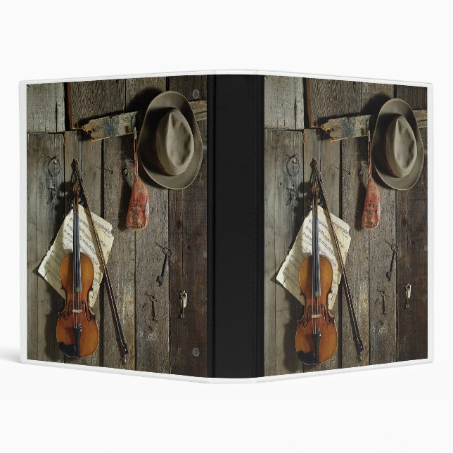 Violin 3 Ring Binder (Background)