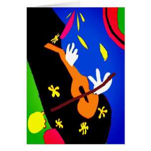 Violin Abstract Cards
