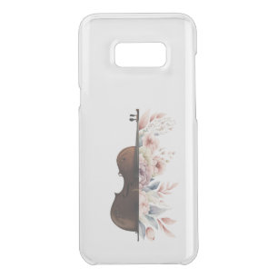 Violin among flowers. Bouquet of flowers. Uncommon Samsung Galaxy S8+ Case