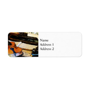 Violin and Bugle Label